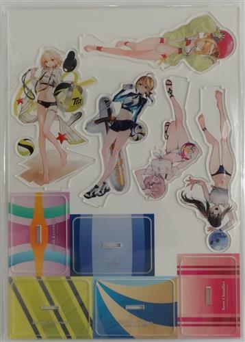 【未開封】Fate/Grand Order/月姫/魔法使いの夜 C102 アクリルスタンドセット Heroines on the beach