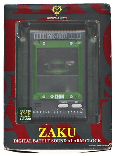 機動戦士ガンダム デジタルバトルサウンドアラームクロック ザクII