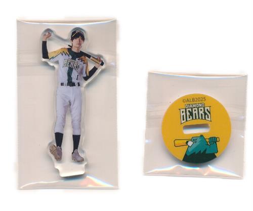 ACTORS☆LEAGUE in Baseball 2025 DIAMOND BEARS選手ランダムミニアクリルスタンド 上田堪大