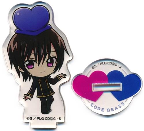 コードギアス 反逆のルルーシュ ハートしゃっふるCafe in STELLAMAP CAFE ミニアクリルスタンドハートしゃっふるコレクション ルルーシュ・ランペルージ(右向き)