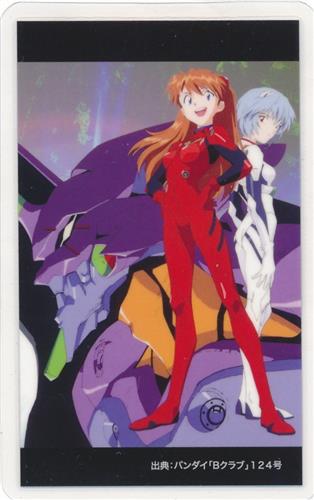 新世紀エヴァンゲリオン EVANGELION CROSSING EXPO -エヴァンゲリオン大博覧会- トレーディングラミカードA 綾波レイ&惣流・アスカ・ラングレー&初号機