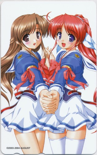 月は東に日は西に 【公式ビジュアルファンブック 全プレ】 【テレホンカード】