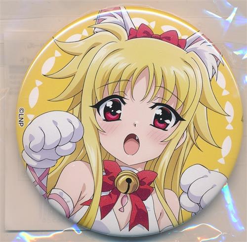 くじ引き堂 魔法少女リリカルなのは シリーズ オンラインくじ D-2賞 75mm缶バッジ フェイト・テスタロッサ(フェイト・T・ハラオウン) 描き下ろし