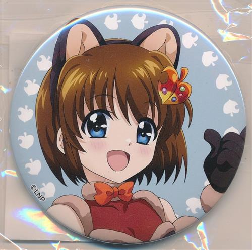 くじ引き堂 魔法少女リリカルなのは シリーズ オンラインくじ D-3賞 75mm缶バッジ 八神はやて 描き下ろし