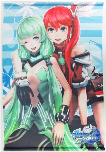 ファンタシースター ノヴァ B2タペストリー ユノ&ルティナ 【ソフマップ特典】