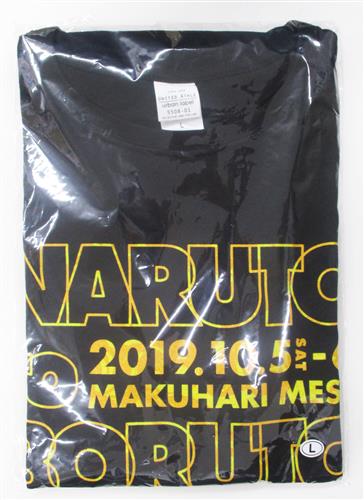 NARUTO-ナルト-/BORUTO -ボルト- NARUTO NEXT GENERATIONS NARUTO to BORUTO THE LIVE 2019 BIGTシャツ 黒