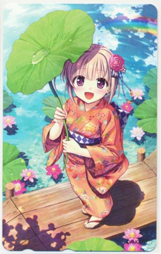 千の刃濤、桃花染の皇姫 【テレホンカード】