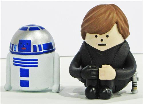 STAR WARS STICKY MONSTER LAB MINI-FIGURE BLIND BOX STAR WARS SERIES 02 'THE MANDALORIAN' ルーク・スカイウォーカー&R2-D2 【フィギュア】[BLITZWAY]