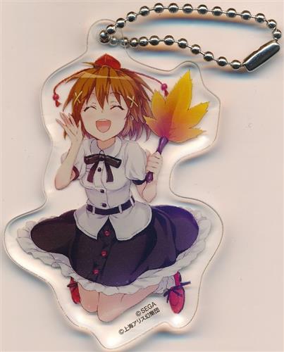 CHUNITHM/東方Project イロドリミドリ「ウソテイ」アクリルキーチェーンマスコット 明坂芹菜