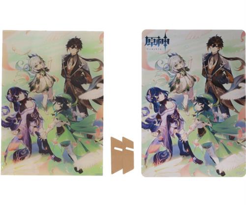 原神 ファンブック アニメイト限定セット 同梱特典 [単品] 集合(表紙イラスト) B5サイズアクリルパネル アクリルスタンド・アクリルパネル ＜BLACK FRIDAYセール第2弾追加＞