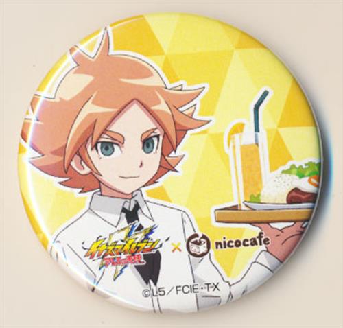 イナズマイレブン アレスの天秤×nicocafe 缶バッジ 吹雪アツヤ