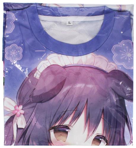カ*ん様 しらたまこ フルグラフィックTシャツ くろいいぬ XLサイズ 新品未開 しらたま フルグラフィックTシャツ くろいいぬver. (Lサイズ