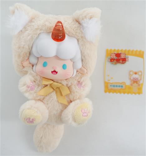 TOPTOY ギュンギュンラム(Gyun Gyun Ram) キャンディハウス シリーズ ぬいぐるみペンダント Lemon Lollipop