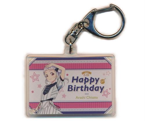 ラブライブ! 蓮ノ空女学院スクールアイドルクラブ×GiGOコラボカフェ アクリルキーホルダー(2024年1・2月バースデーカード) 嵐千砂都(ラブライブ!スーパースター!!)