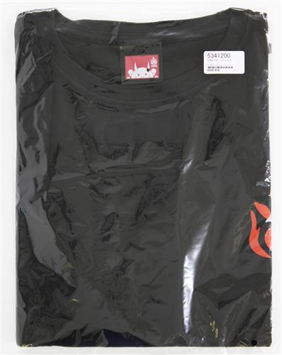 【未開封】ホロライブ 百鬼あやめ 100万人記念 クソダサビッグシルエットTシャツ「百鬼組」デザイン (ブラック)