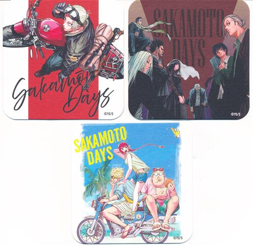 SAKAMOTO DAYS サカモトデイズ 赤尾リオン アートコースター アトコ SAKAMOTO DAYS サカモトデイズ 赤尾リオン アートコースター