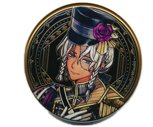 悪魔執事と黒い猫展 ~DEVIL BUTLER WITH BLACK CAT EXHIBITION~ アルティメタルバッジコレクション(缶バッジ) A ミヤジ・オルディア