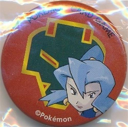 【未開封】ポケットモンスター ポケモンカードゲーム 缶バッジ ジムリーダー ジョウト地方 イブキ