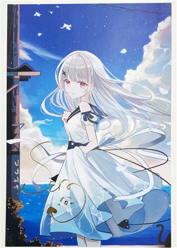 空澄セナ　活動2周年箔押し複製サインポストカード 受注販売】空澄セナ活動2周年記念グッズ2022【ぶいすぽっ