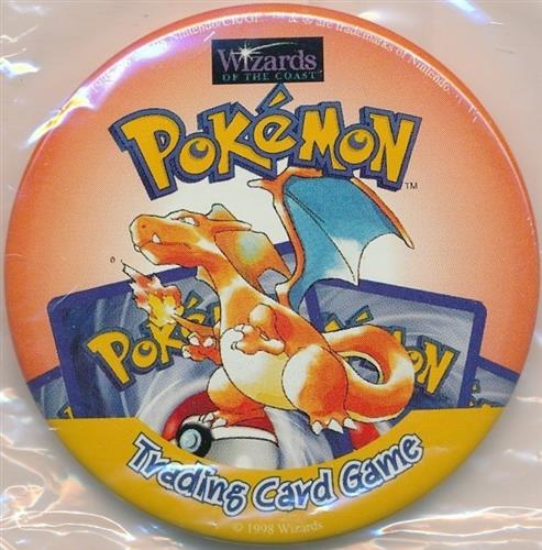 【未開封】ポケットモンスタートレーディングカードゲーム Wizards of The Coast 缶バッジ  リザードン