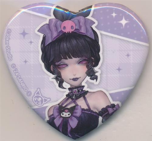 Identity V 第五人格×サンリオキャラクターズ×Chugai Grace Cafe 第2弾 トレーディングハート缶バッジ vol.2 血の女王(マリー)