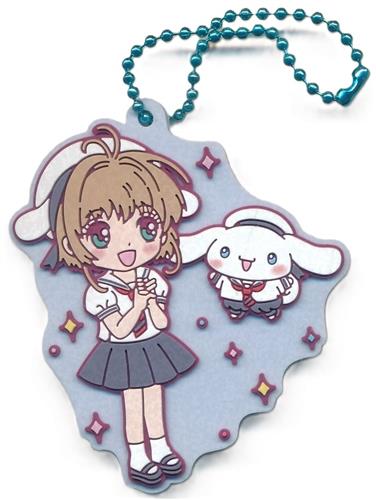 カードキャプターさくら×サンリオキャラクターズ スペシャルラバーマスコット 2 CARDCAPTOR SAKURA×CINNAMOROLL(木之本桜×シナモロール)