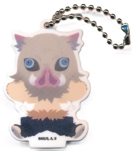 鬼滅の刃×COLLABO CAFE HONPO LABO ミニキャラアクリルキーホルダー 嘴平伊之助