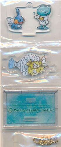 ポケットモンスター スタンド付きアクリルチャームコレクション Celebis Celebration ミズゴロウ&クワッス&コイキング