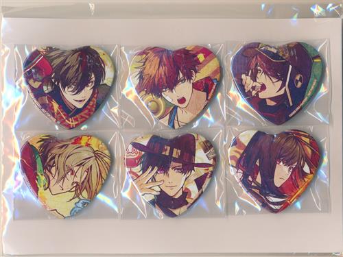 天獄ストラグル -strayside- ハート缶バッジ6個セット 【ビックカメラ・アニメガ×ソフマップ限定セット内容物】