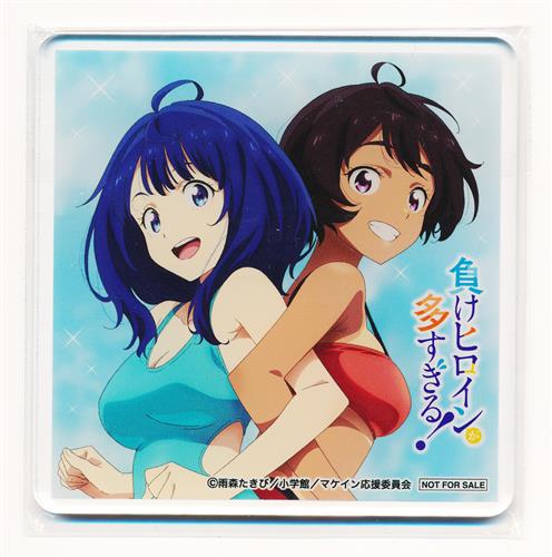 負けヒロインが多すぎる! 描き下ろしイラスト アクリルコースター 八奈見杏菜&焼塩檸檬 【Amazon.co.jp BD/DVD全巻購入特典】