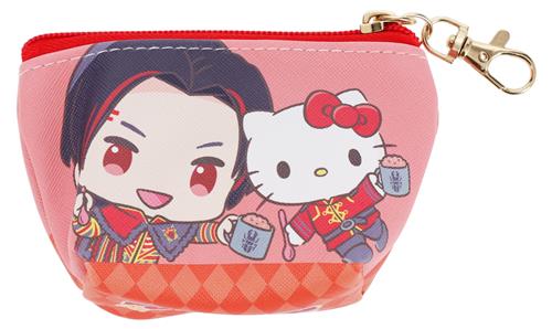 王様戦隊キングオージャー×サンリオキャラクターズ トレーディング三角ミニポーチコレクション ギラ&ハローキティ