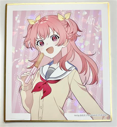 プロジェクトセカイ カラフルステージ! 神山高校文化祭描き下ろしイラスト ホログラム色紙コレクション C 桃井愛莉