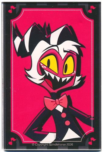 ヘルヴァ・ボス/ハズビン・ホテルへようこそ Helluva Boss and Hazbin Hotel Collaboration Cafe in SMILE BASE CAFE 描き下ろしランダムアクリルカード モクシー・ノラストネーム(描き下ろし)