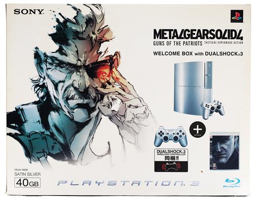 PlayStation 3 メタルギア ソリッド 4 ガンズ・オブ・ザ・パトリオット WELCOME BOX with DUALSHOCK 3 サテン・シルバー