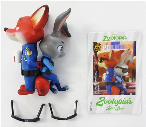 ズートピア ベストパートナーシリーズ The Police Partners ニック・ワイルド&ジュディ・ホップス 【フィギュア】[52TOYS]