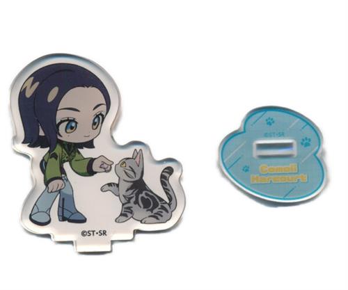 機動戦士Gundam GQuuuuuuX×カラオケまねきねこ ミニアクリルスタンド コモリ・ハーコート