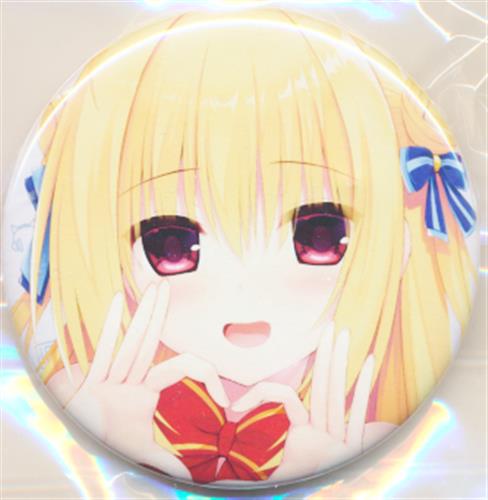 ハミダシクリエイティブ 色紙絵柄缶バッジ 和泉妃愛 ﾊﾐﾀﾞｼ