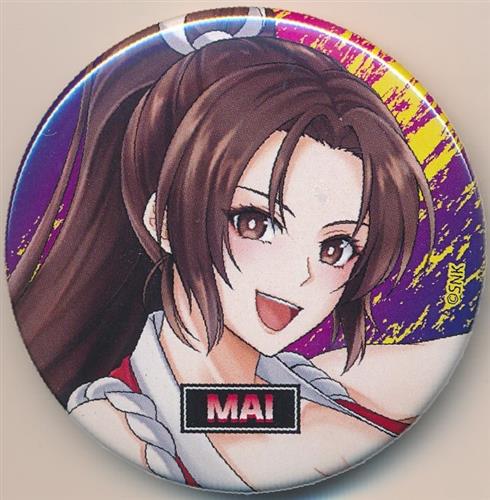 THE KING OF FIGHTERS '94×BOOKOFF 描き起こしイラスト缶バッジ 不知火舞