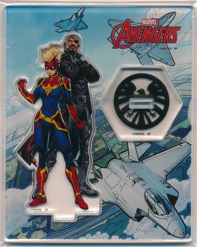 MARVEL アベンジャーズ ヒーローズ ランダムアクリルスタンドコレクション キャプテン・マーベル&