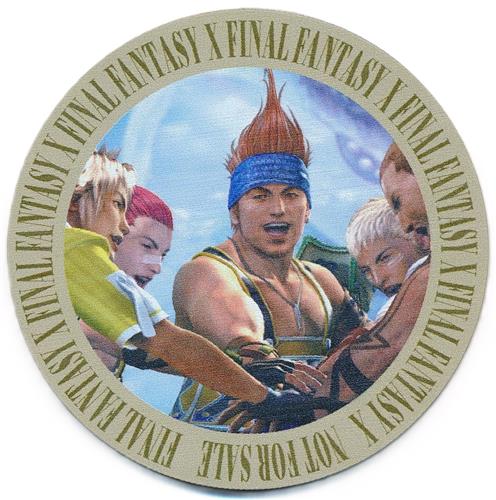 ファイナルファンタジー X SQUARE ENIX POP UP STORE×FINAL FANTASY X 25th ANNIVERSARY × DAIMARU MATSUZAKAYA COLLECTION 第1弾 ラバーコースター ワッカ
