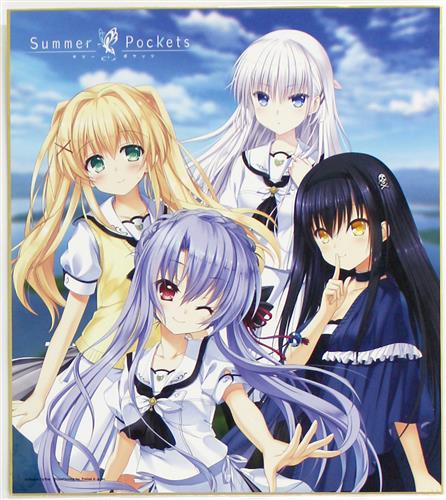 summer pockets reflection blue鳴瀬しろは 複製原画 Summer Pockets REFLECTION BLUE]キャラファイングラフ（鳴瀬