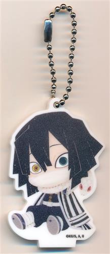 鬼滅の刃×COLLABO CAFE HONPO LABO ミニキャラアクリルキーホルダー 伊黒小芭内