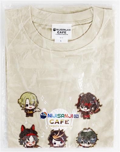 にじさんじ×SWEETS PARADISE NIJISANJI EN オリジナルTシャツ ベージュ