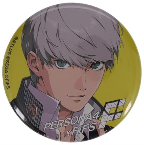 ペルソナ 3/ペルソナ 4/ペルソナ 5×FiFS FiFSイラスト展+ トレーディング缶バッジ 2 主人公(P4/背景カラー)