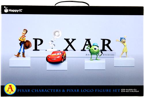 Happyくじ /PIXAR 2025 A賞 ピクサーキャラクターズ&ピクサーロゴ フィギュアセット