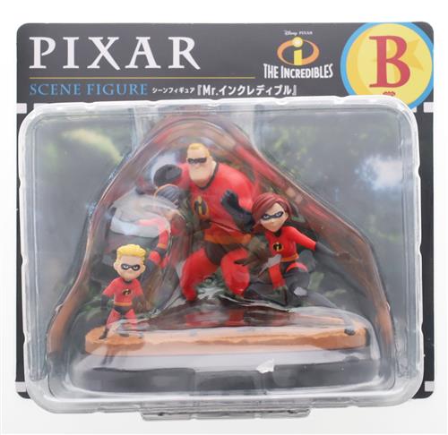 【未開封】Happyくじ /PIXAR 2025 B賞 シーンフィギュア 『Mr.インクレディブル』