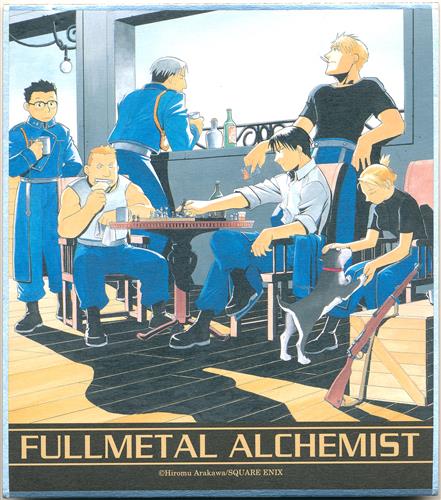 鋼の錬金術師 20th ANNIVERSARY CAFE トレーディングミニ色紙 A 集合 B