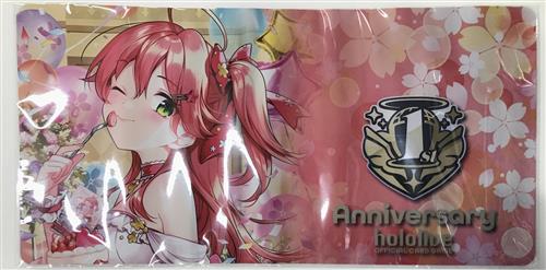 hololive OFFICIAL CARD GAME 1st Anniversary Celebration オフィシャラバーマット さくらみこ ver.