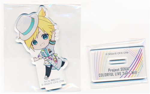 プロジェクトセカイ COLORFUL LIVE 2nd - Will - ミニキャラアクリルスタンドコレクション C バーチャルシンガー&Vivid BAD SQUAD 鏡音レン 【プロジェクトセカイ COLORFUL LIVE 2nd - Will -】