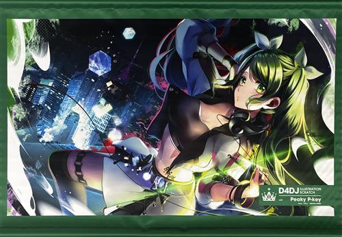 D4DJ イラストスクラッチ タペストリー Peaky P-key 清水絵空